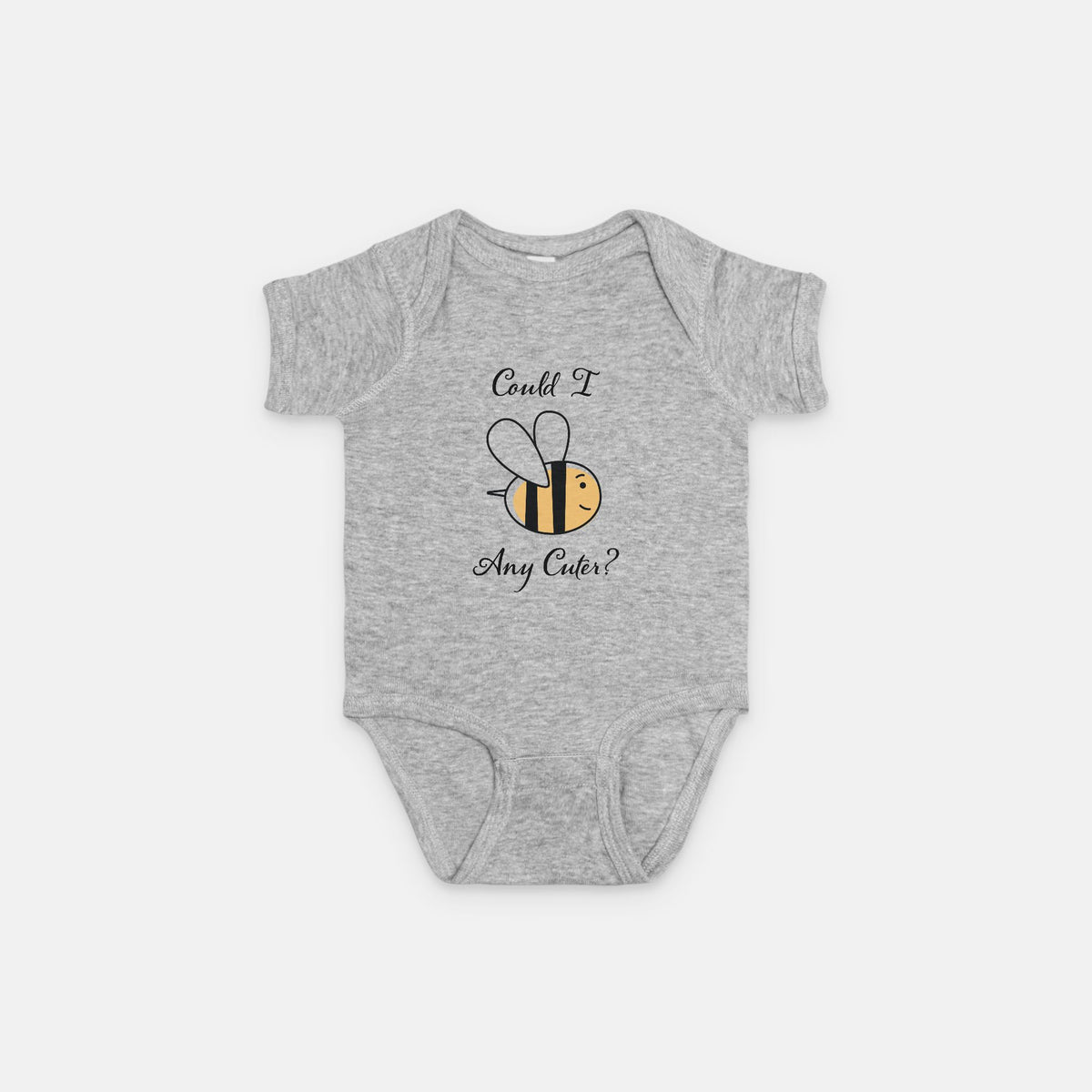 Cotton Baby Onesie: Sunny + Bee