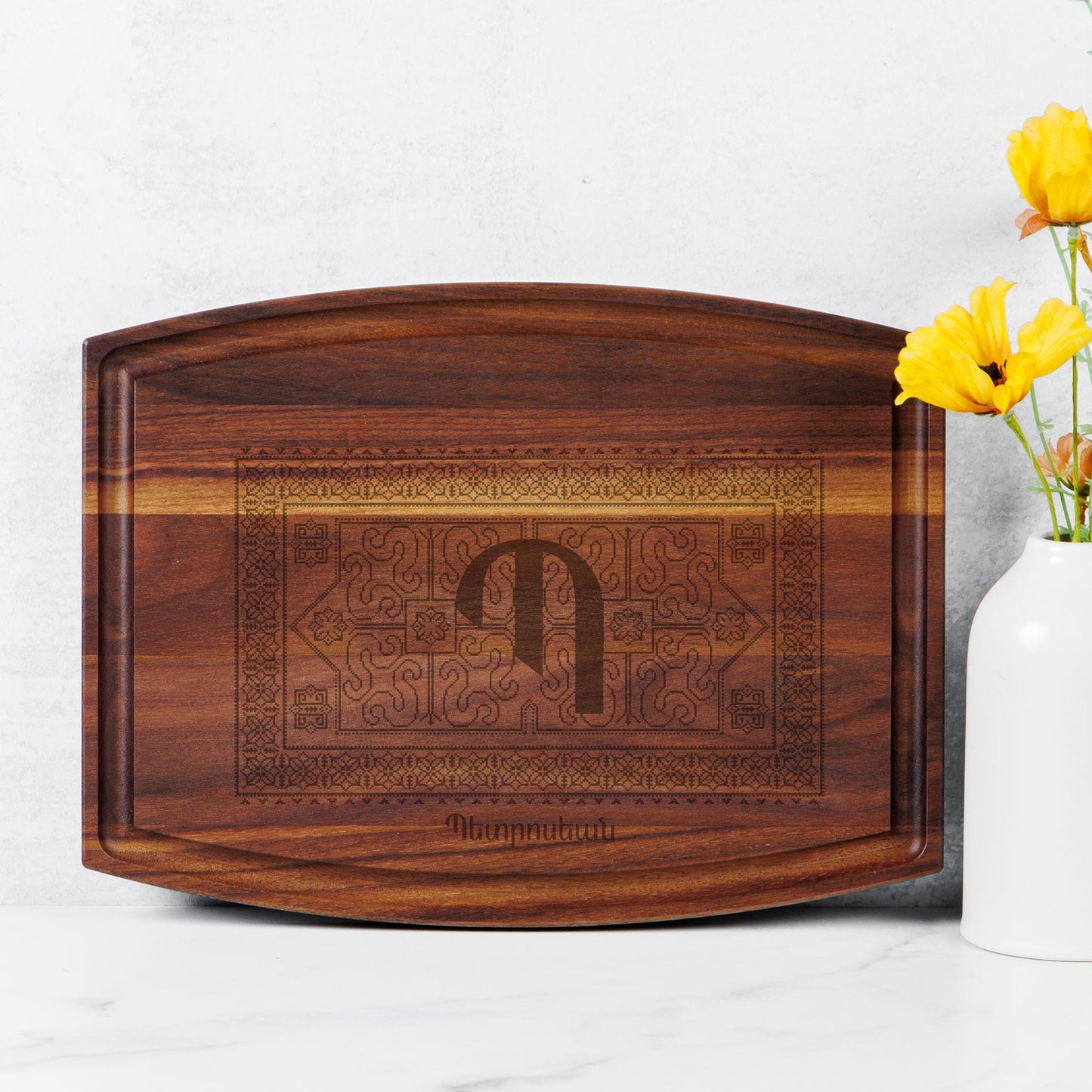 Armenian rug pattern Cutting board