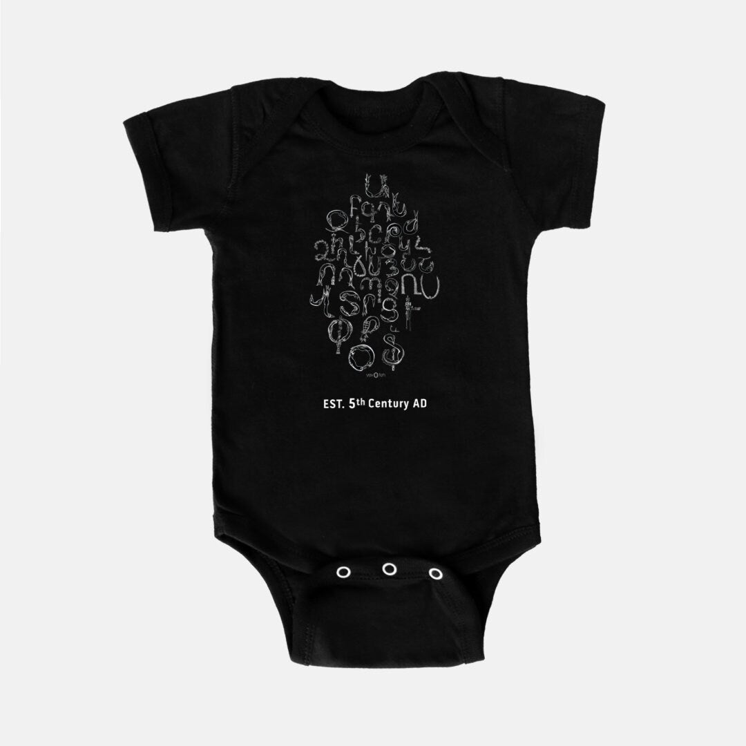 Baby Onesies - Armenian Alphabet