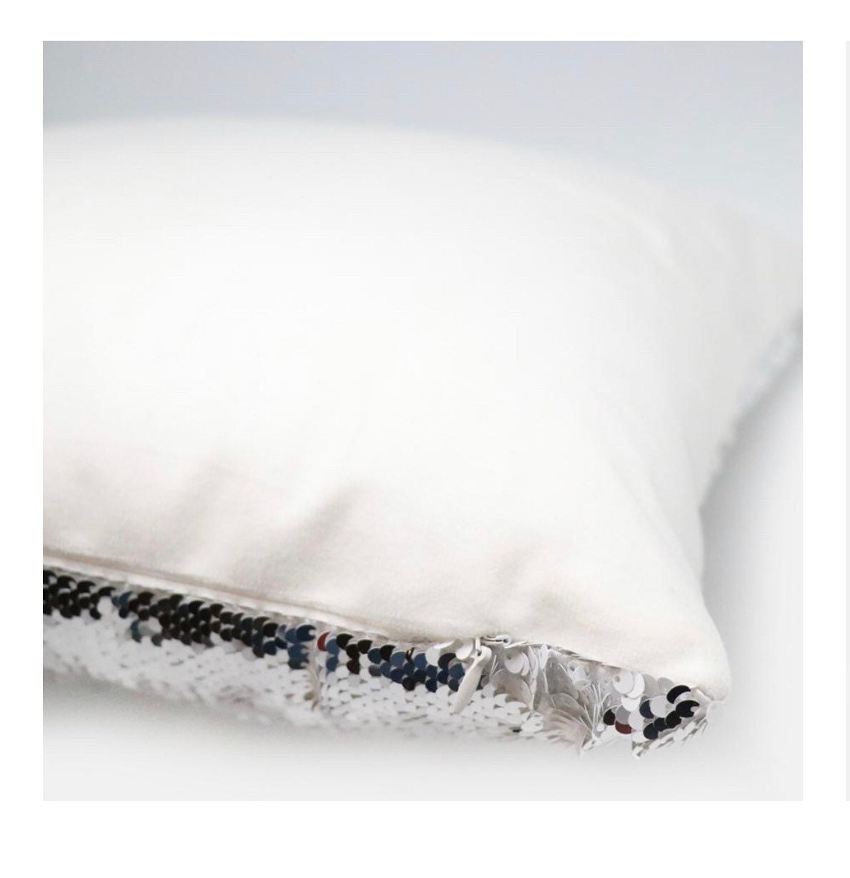 Decorative Armenian Sequin Reversible Pillow Case