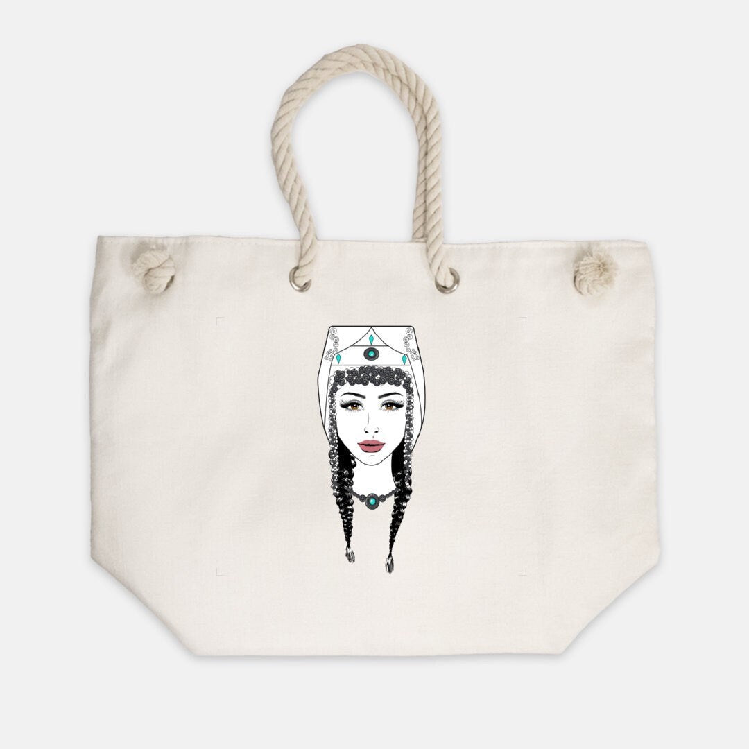 Armenian Girl Tote Bag
