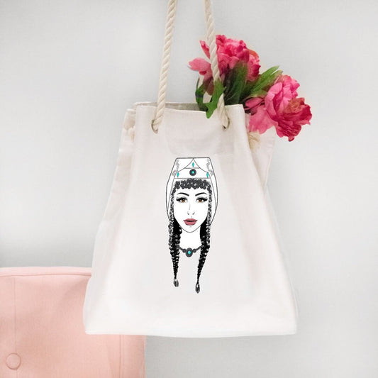 Armenian Girl Tote Bag