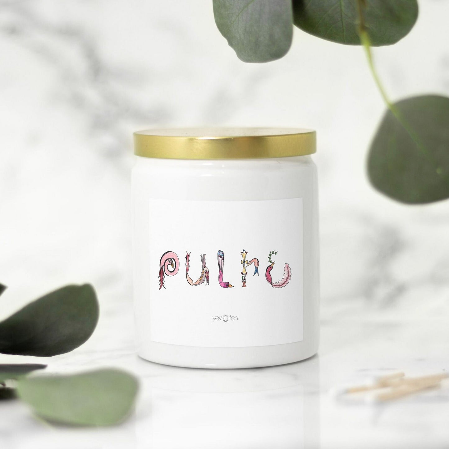 Armenian Name Scented Ceramic Candle