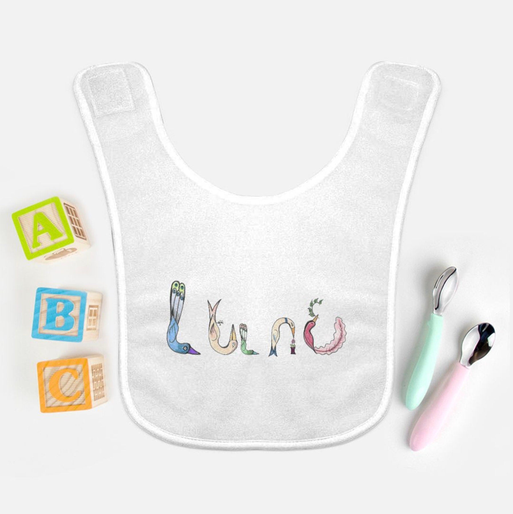 Baby Bib -Armenian Alphabet Collection