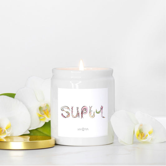 Armenian Name Scented Ceramic Candle