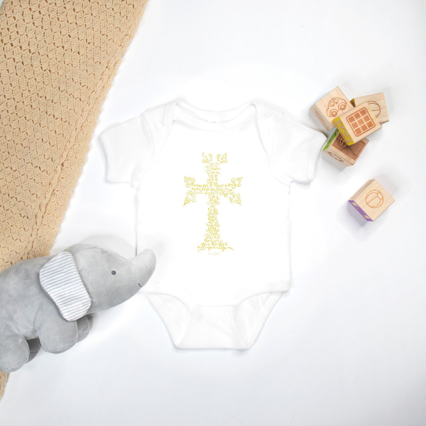 Baby Onsie- Cross Collection