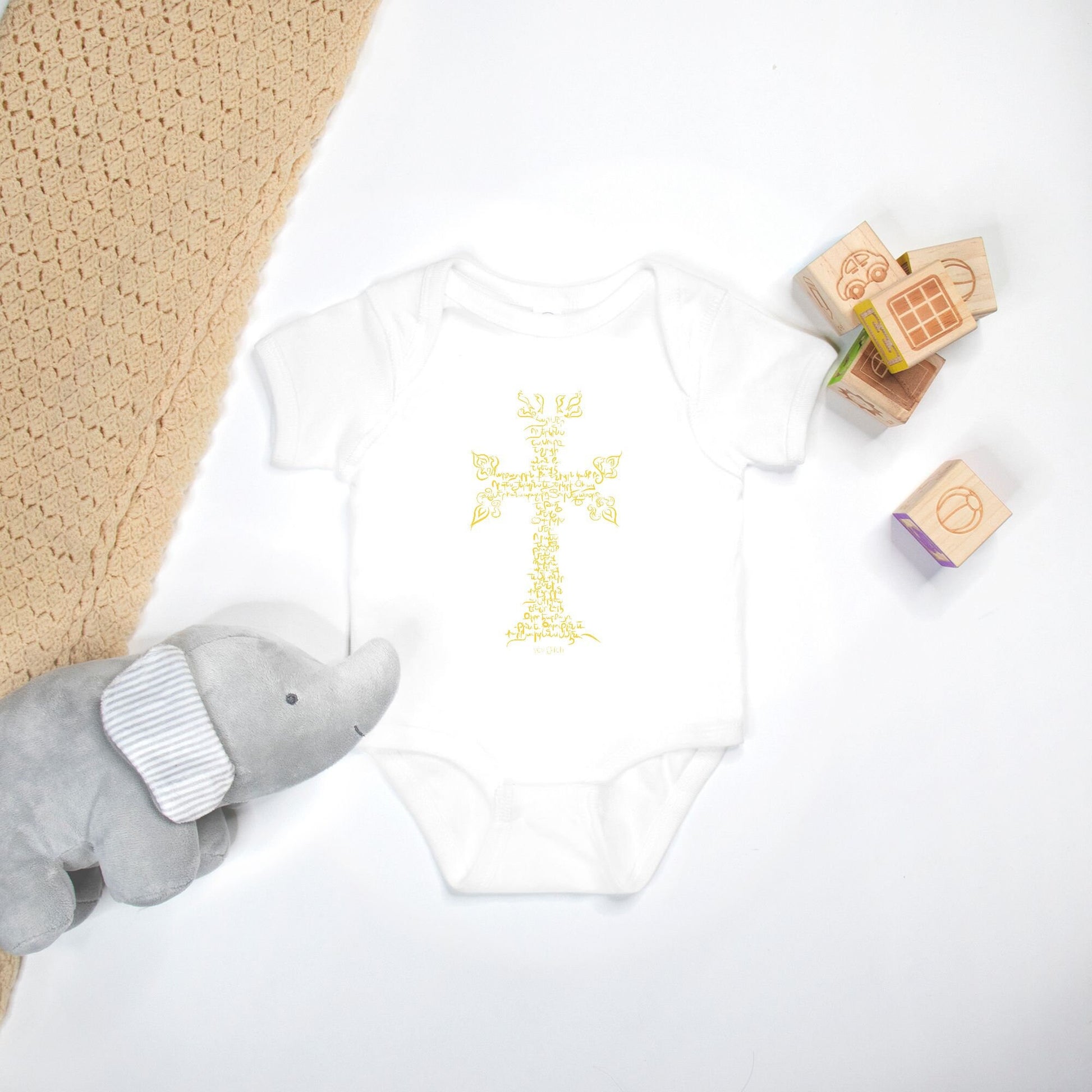 Baby Onsie- Cross Collection